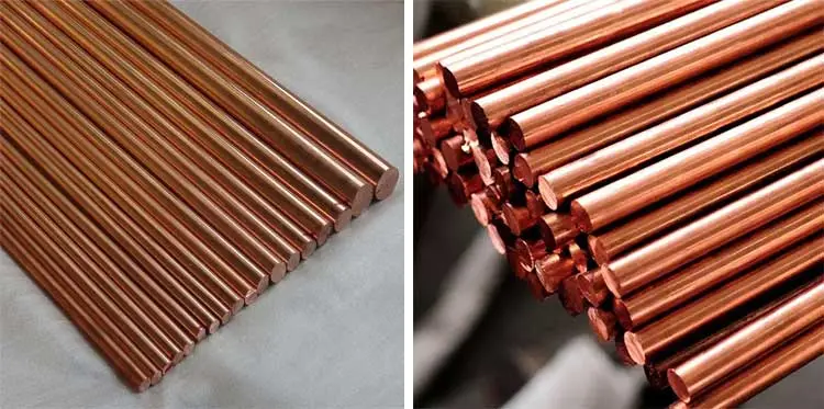 Place de T1/T2/Tp1/Tp2 C10100/C10200/C10500/C10700/C11000/Rod Copper Bar de cuivre rond