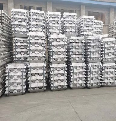 qualité  25Kg 99.7 Primary Aluminium Ingots 99.8 99.9 Pure Aluminum Ingot usine