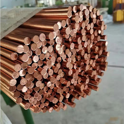 Barre rouge 6m de nickel d'en cuivre d'ASTM B151M Copper Round Bar 2m