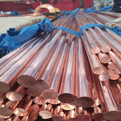 Barre rouge 6m de nickel d'en cuivre d'ASTM B151M Copper Round Bar 2m