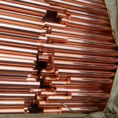 Barre rouge 6m de nickel d'en cuivre d'ASTM B151M Copper Round Bar 2m