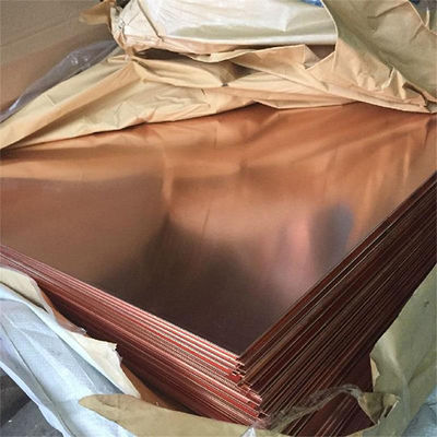 99,99% toit 5mm d'en cuivre de feuille de plat de cuivre 3mm