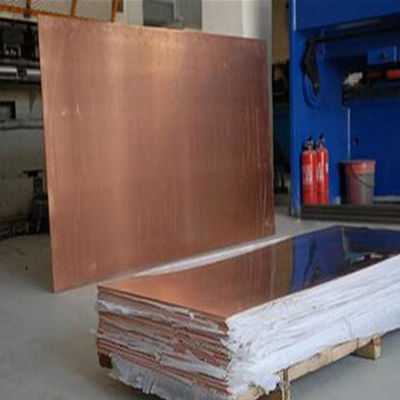 Feuille en laiton de plat de cuivre d'ASTM C70600 C71500