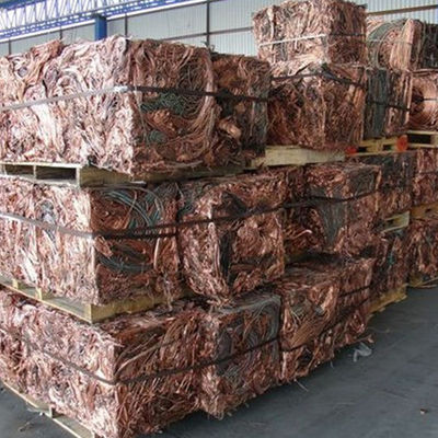 99,95 pour cent de pureté 5 tonnes ferraillent le tonnelier Ingot de fil de chute de câble cuivre