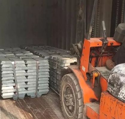 Pureté 99,99% 99,995% lingots de zinc