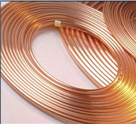 Bobine C26000 C27000 d'en cuivre de crêpe de tube de tuyau d'en cuivre à C.A. de réfrigération d'ASTM