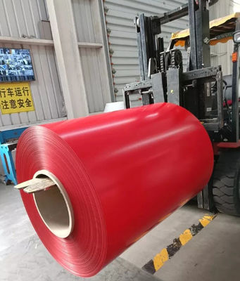 0.25mm à la couleur décorative de 1.8mm PVDF ont enduit la feuille en aluminium de bobine des bandes H12 H14