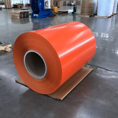 0.25mm à la couleur décorative de 1.8mm PVDF ont enduit la feuille en aluminium de bobine des bandes H12 H14