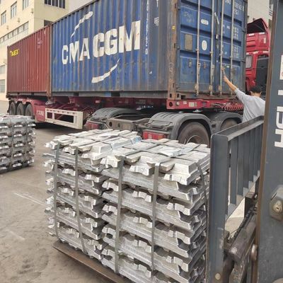 99,8% lingot en aluminium primaire 25kgs de 99,7 lingots en aluminium d'Al A8