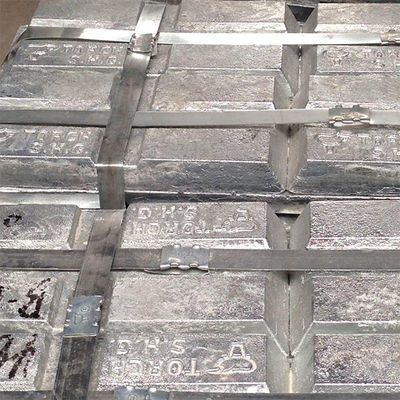 99,996% lingots Gray Series Pure argenté 99,7% de zinc non allié