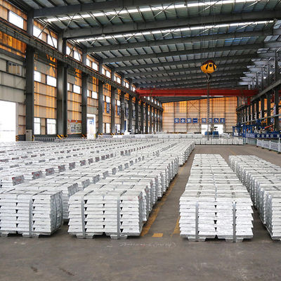 Lingots de zinc de grande pureté 99,995% 99,99% 99,9% ne pas saupoudrer brillant argenté
