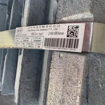 Lingot pur de zinc 99,995% 7,14 G non secondaire/Cm3