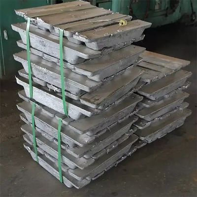 Ingots en alliage de zinc AISI 50 kg 25 tonnes Haute pureté avec 99,995% ~ 99,99%