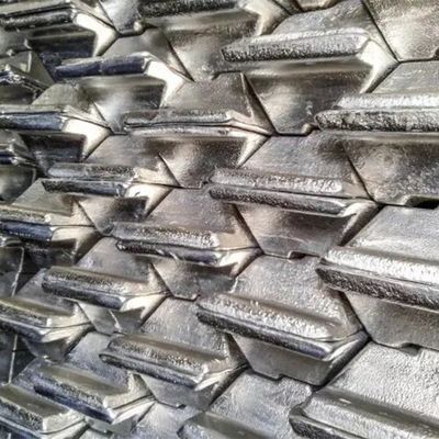 Ingots en alliage de zinc AISI 50 kg 25 tonnes Haute pureté avec 99,995% ~ 99,99%