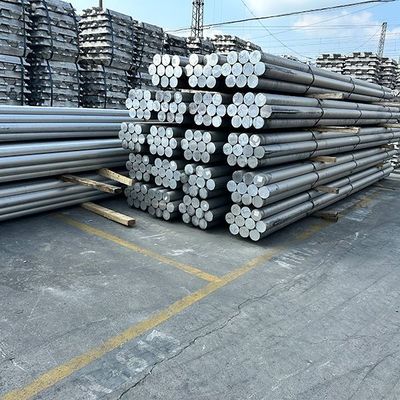 Billets et lingots en aluminium 6063 6061 Barres en alliage rondes