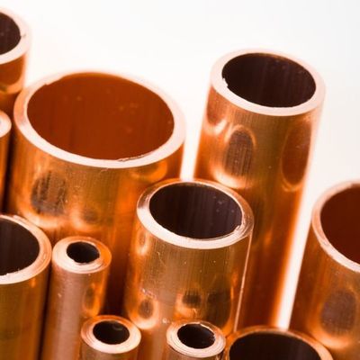 Cu Min 99,5% tube de cuivre droit poli pour climatiseur et réfrigérateur