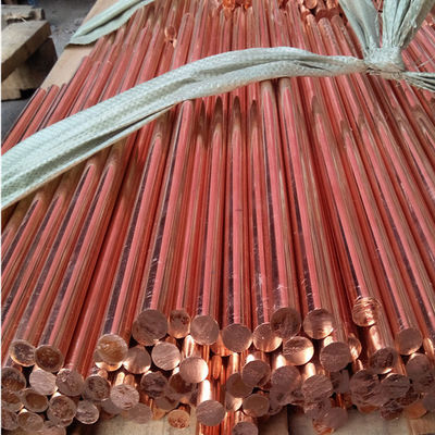 Hc-10 Barres rondes en cuivre 25x3 mm Cucrzr Grade 3 M Longueur