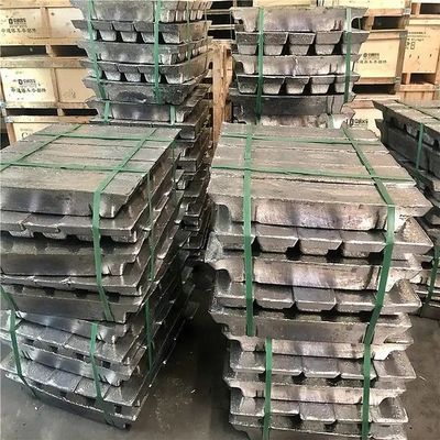 Ingot de zinc au plomb 99,995% haute pureté pour l' électronique / l' aéronautique