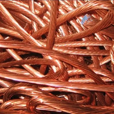 990,99% Métal rouge brillant cuivre fil de ferraille Plaque industrielle