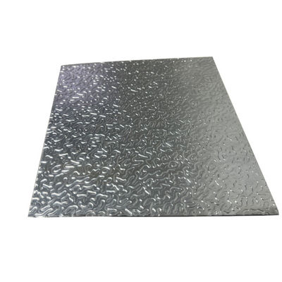 Des feuilles d'aluminium réfléchissantes en miroir Stucco Hammer Pebble en relief de 200 mm