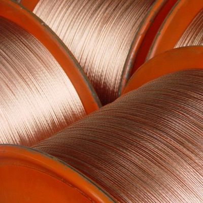 Fil émaillé électroplaqué recyclage aluminium plaqué au cuivre 0,13 mm 8-10%C